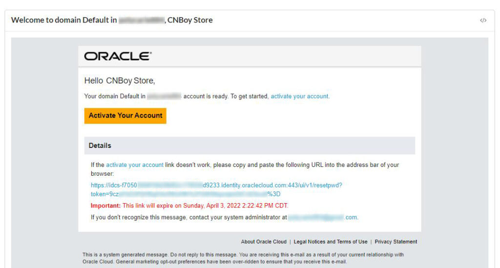 2022年Oracle 甲骨文云新版服务控制台更改密码、邮箱、租户名等教程-奇妙博客