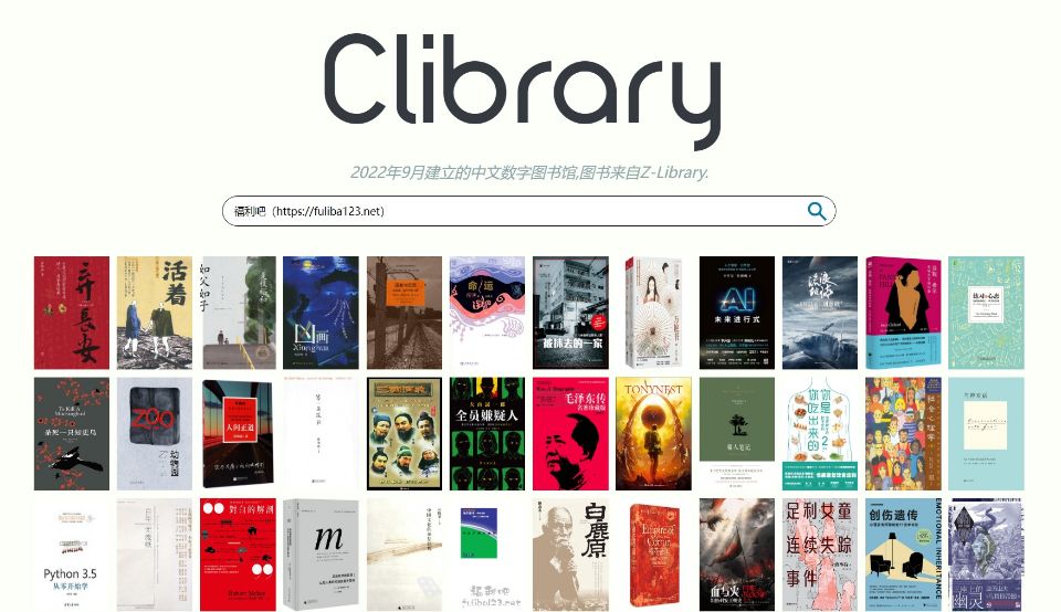 Clibrary：基于Z-Library的电子书下载网站-奇妙博客